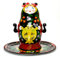 Matryoshka Electric Samovar Kettle Golden with Teapot and Tray