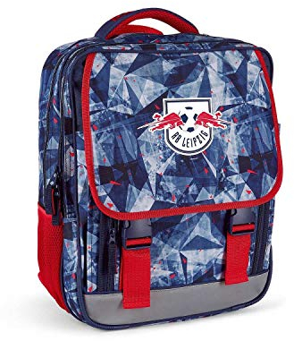 RB Leipzig Schulrucksack - navy/rot - Rucksack, Ranzen RBL Backpack - plus Lesezeichen Wir lieben Fußball