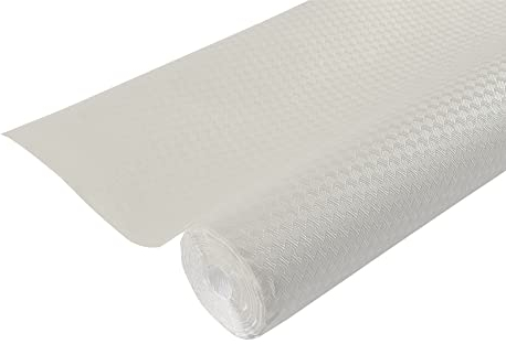 PRONAPPE - Réf. R802001I - Nappe jetable en papier gaufré - Rouleau de 20 M de long et 1,18 M de large - Gaufrage unique, esthétique et profond - Fabriqué en France - Couleur blanche