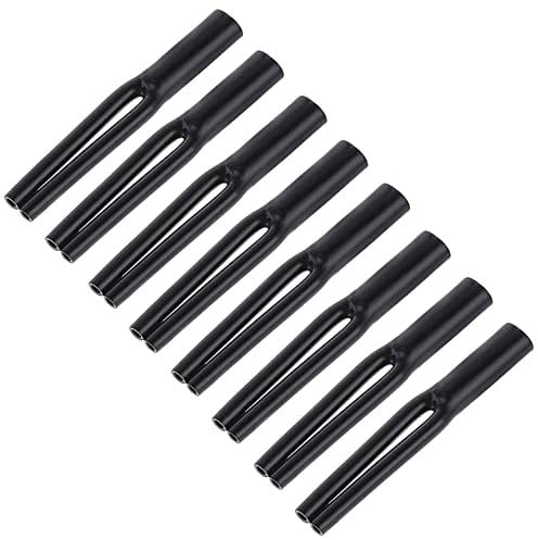 Neutrual Cable Pants, Speaker Wire Pants 10MM 2 Conductor(⌀10MM-2x 3.9.0MM, 8-Pack) Dressing Up/Protecting/DIY Your Speaker Cables, DIN to RCA Cables