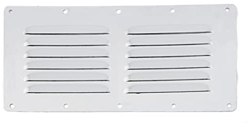 Edelstahl Lüftungsgitter Blech Kiemenblech Belüftung 230x115mm Stegblech
