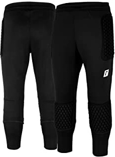 Reusch Torwarthose Erwachsene | 3/4 lang, gepolstert & ergonomisch | eng anliegende und strapazierfähige Trainingshose mit Knie- und Hüftpolster | Contest 3/4 Short Advance