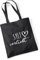 Huuraa Jutebeutel Sylt verliebt Geschenk 10 Liter Black Baumwolle Sylt Präsent