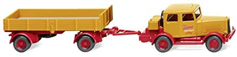 Wiking 085048 Hanomag Bölling mit Pritschenanhänger Spur H0 1:87