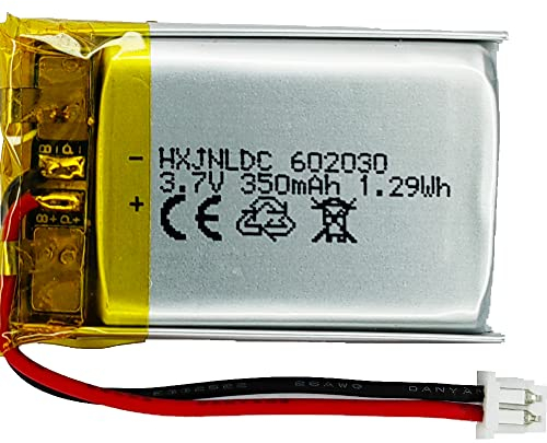 DC 3,7 V 350mAh 602030 Lithium-Akku für VXI BlueParrott B350-XT B450-XT B550-XT B350XT B450XT B550XT Bluetooth Headset, kompatibel mit Vantrue Dash Cam