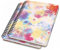 SIGEL JN608/2 Spiralblock A5 dotted, Notizblock Bullet Journal Jolie, 100 g/m², Batik, 120 Seiten, vegan, aus nachhaltigem Papier hergestellt