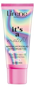 Lirene It's a Match! Mineral Foundation SPF15 003 Nude 30 ml