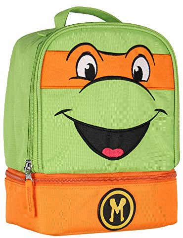 INTIMO Teenage Mutant Ninja Turtles TMNT All Turtles Lunchbox mit zwei Fächern (Michelangelo)