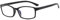 Suertree Distanz Brille Damen Blaulichtfilter Myopia Brille Leichte Kurzsichtige Brille für Herren Schwarz -4.0