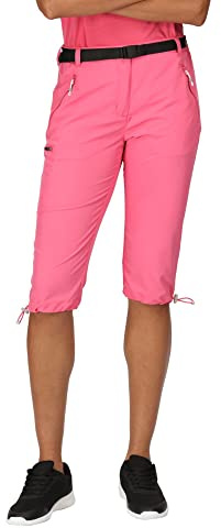 Regatta 3/4 Capri Wanderhose für Damen, Farbe:Pink, Größe:48