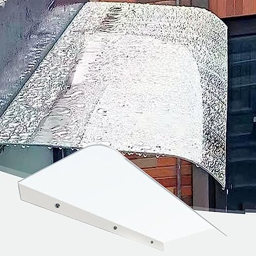 KOOEIN Auvent Marquise de Porte et fenêtres, auvent terrasse Toit Canopy, Marquise d'accueil, Marquise Solaire abri Store banne entrée Protection, diverses Tailles au Choix,40x240cm/16''x94''