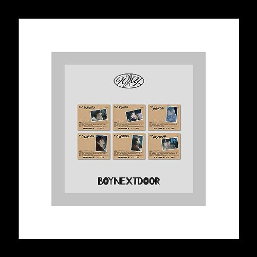 BOYNEXTDOOR WHY.. 1st EP Album CD+Folding poster on pack+Photo+Postcard+Photocard+Sticker+Tracking Sealed BND (LETTER Random)