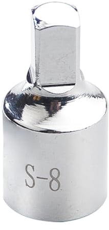 JNNJ Clé Pour Bouchon Vidange, Outil Vidange Valve Vidange D'huile Carrée, Remover Clé Bouchon Drainage Puits D'huile Carré, 8 mm Extracteur Démonte-Clés, Accessoires Universelle Auto