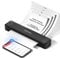 Zoolion Mobiler Tragbarer Drucker A4 für Unterwegs - Reisedrucker für Notebook & Smartphone - Bluetooth Kleiner Drucker Beidseitig - Schwarz Weiß Tintenloser Drucker for Zuhause & Büro 300DPI