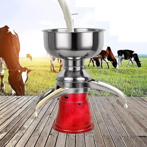 FLEAGE Electric CENTRIFUGAL SKIMMER SEPARATOR for Cow's Milk, Sheep's Milk, Goat's Milk, Electric Milk Skimmer - Easy to Use and Clean,