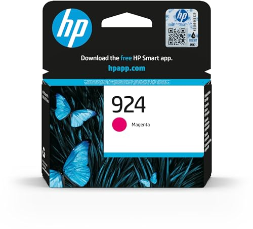 HP 924 (4K0U4NE) Magenta Original Druckerpatrone, für HP OfficeJet Pro 8124e, 8122e, 8132e, 8135e, 8134e, 8125e All-in-One-Drucker