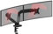 huzaro Motion 2.2 | Halterung 2 Monitore Doppel-Monitorarm Dual Arm | für 15-27 Zoll PC-Bildschirme | VESA 75 & 100 mm | Höhenverstellbare mit Neigungen Dreht Schwenken | Belastung 7 kg Pro Arm