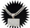Halsketten Herren Hip hop Ketten Anhänger Frauen damenkette Rapper Männer Hip Hop BankCard Form Anhänger Halskette Iced Out Bling Halsketten Mode Silberfarbe