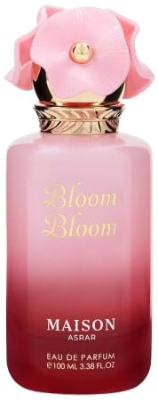 Maison Asrar | Bloom Bloom Eau de Parfum 100ml | Pear, Peach, Freesia & Rose Notes | Floral Fruity with Sandalwood, Cedarwood & Musk Base