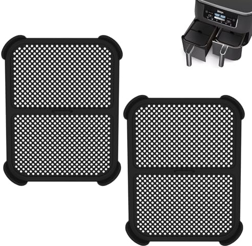 GGesii 2 pieces for Ninja AF400 AF451 DZ401 silicone splash guard, accessories for hot air fryer, used for protection of heating coils and fans of the hot air fryer