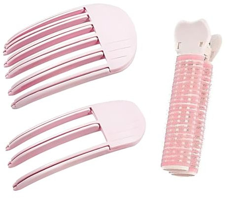 XUZOPIM Pack Of 3 Volume Clips For Hairline Volume Hair Curlers Volumen Clips Haare 3/6 Teeth Traceless Hair Clip Fluffy Hair Volumiser Clips Hair Root Lifting Clips For Men And Women