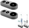 2 Pezzi Porta Spazzolino Elettrico Porta Testine Spazzolino Elettrico Porta Spazzolini Elettrici Porta Testine Spazzolino Elettrico, Portaspazzolino elettrico compatibile con Oral B