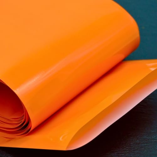 Sterildarm – Därme Kunstdarm Kunstdärme Kunststoffdärme für Aufschnitt Kunststoffhülle (Ø73mm/5mts - Orange)