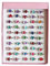 HiyyFloy 50 Stück Mädchen-kristallringe, Prinzessinnen-schmuck-fingerringe Box, Mädchen-Ringe Zum Spielen Und Anziehen Für Kinder, Kinder, Kleine Mädchen