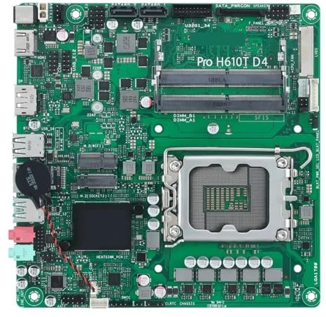 H610T D4 Mini-ITX Motherboard H610 DDR4 64GB M.2 support I5-14500 i7-13700 i5-12600 i9-12900 cpu