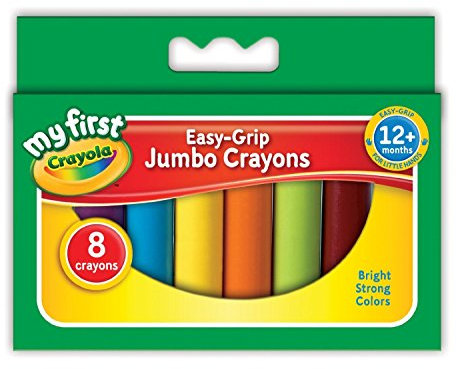 Crayola My First Crayola Lot de 8 crayons taille jumbo