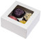 PACK N TRADE 10 Pcs cupcake boxes 4 hole - Multifunction Inserts Deep muffin boxes – White cake box (15.2 x 15.2 x 7.6 cm) with Clear Window - Ideal for Muffins, Cupcakes & Pastries