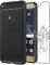 ebestStar - Funda para Huawei P8 Lite (2017), Carcasa Capa Protectora Carbono TPU, Antigolpes, Negro + Cristal Templado