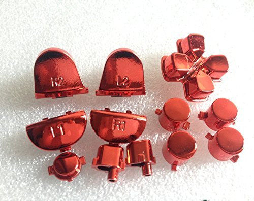 Placage L1 L2 R1 R2 Trigger Boutons kit pour PS4 Sony Playstation DualShock 4 Controller (avec 2 pcs Ressorts)