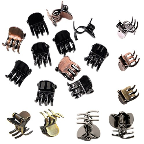 Cuhair Haarspangen in Schmetterlingsform, Vintage-Stil, Metalllegierung, Haarclip, Haarschmuck für Mädchen und Frauen, 100 Stück