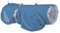 Hurtta Monsoon Regenjacke für Hunde, Wasserdicht Hunderegenmantel mit Reflektoren, Blau 70 cm