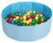 Selonis Piscina Plegable con Bolas Coloridas De 100 Bolas NZ-78-BLUE, Azul:Amarillo/Verde/Azul/Rojo/Naranja