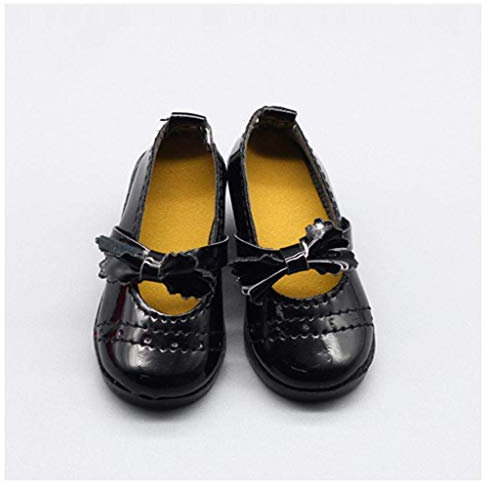 Uteruik BJD Doll High Heels Schuhe mit Schleife für 1/3 60cm BJD SD Puppe Schnalle Schuhe Casual Outfits Kostüm Zubehör Spielzeug (#C)