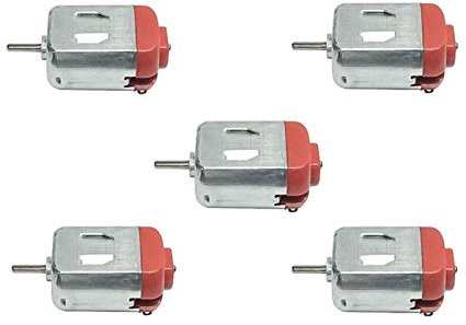 Xuulan Xianglaa-Docteur Moteur 5pcs 130 DC Micro Micro Motor, DIY Toys Hobbies Smart Car, 3-12V 12000RPM Haute Vitesse 0.35A 2.2W Mini Micro DC Moteur, Large Gamme d'applications