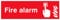 L31 Brandmelder-Schild, 300 x 100 mm, 5 Stück