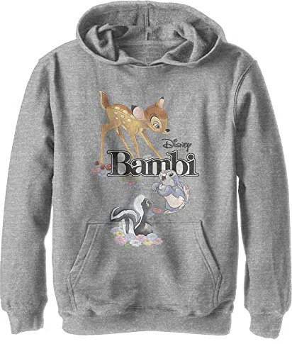Disney Jungen Bambi Bambi Friends Hoodie Hoodie, Heather Grey, S