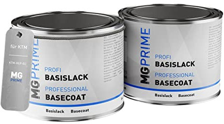 MG PRIME Peinture moto kit couche de fond prêt pour la pulvérisation pour KTM KTM-REP-EC Orange Galvano Metallic Couche de fond de base 1,0 litre 1000ml
