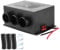 BOROCO 12V 600W Riscaldatore per Auto 3 Fori Portatile Riscaldamento Invernale Scaldino Parabrezza Sbrinatore Rimozione della Nebbia, Riscaldatore UTV 12 Volt Assemblaggio Accessori Interni Auto