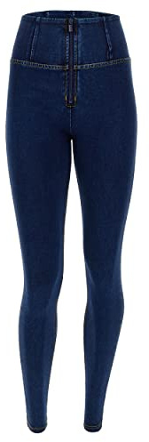Freddy Damen Wrup Freddy Wrup Denim - High Waisted - Full Length - Black + Black Stitching