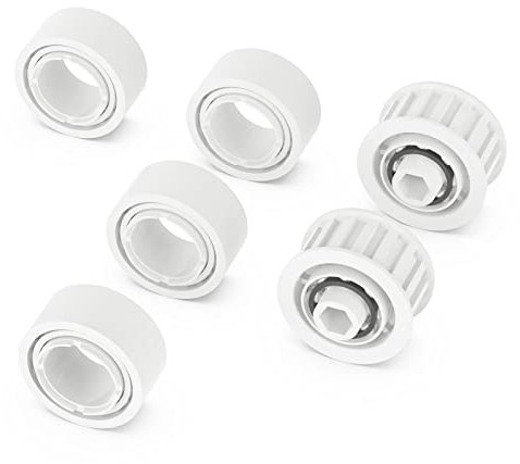 4 x Führungsräder und 2 x Riemenscheiben-Getriebe-Ersatzteile, kompatibel mit Maytronics Dolphin Nautilus, Nautilus CC Plus, M200, M400, M500, Premier Poolreiniger, Teilenummer 3884997-R6