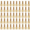 YOKIVE 110 pcs M2 Écarteur Vis, Laiton Moleté pcB Entretoises, Conserver Hauteur Cohérent, Excellent pour Carte Mère (Or Ton, 3mm+4mm)