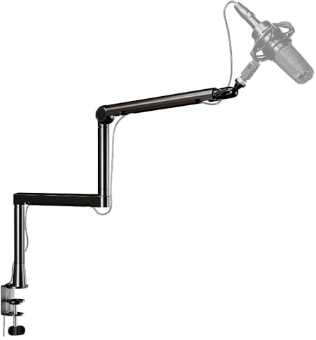 OPLITE Premium Mikrofon-Halterung, professionell, Streaming, verstellbar auf 3 Achsen, 360°
