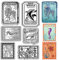 craspire Klare Stempel Mit Meerestieren, Philatelistisch, Ozean, Qualle, Seestern, Schildkröte, Seepferdchen, Muschel, Wiederverwendbar, Retro, Transparente Silikon-Stempelsiegel Für Journaling