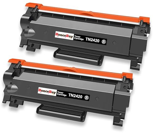 HenceBuy TN2420 TN2410 Toner Schwarz Kompatibel für Brother TN-2420 TN-2410 für MFC L2710DW MFC-L2710DN HL-L2350DW DCP-L2530DW HL-L2375DW MFC-L2750DW HL-L2310D MFC-L2730DW HL-L2370DN (2 Schwarz)