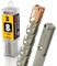 SDS Plus Hammerbohrer 4X Schneiden PGM Ø 8.0mm x 240mm - AMBOSS Werkzeuge SDS Crusher 4 - HM Betonbohrer Hartmetall Profi Bohrer 8.0 mm x 240 - Steinbohrer Stahlbeton Mauerwerk Ziegel Kalksandstein