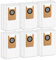 (6 Pack) Omni S1 Pro Replacement Dust Bags Compatible With Eufy Robot Vacuum Omni S1 Pro Robot Vacuum Self-Empty Station, Filter Bags, Disposable Replacement Parts Vacuum Bag Accessories, 6 Pieces